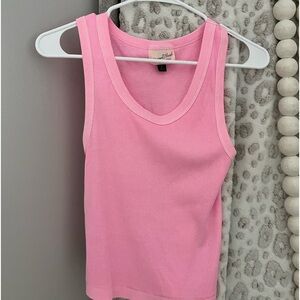 never worn light pink lightweight tank top